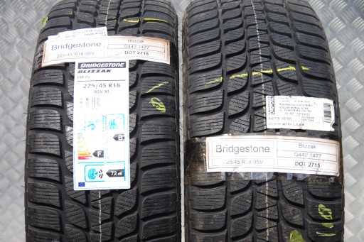 2x ЗИМОВА ШИНА BRIDGESTONE BLIZZAK LM-25 225/45R18 95 V XL 2015 р.