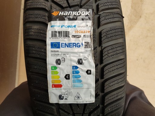2x ЗИМОВА ШИНА HANKOOK 215/65R 17 i*cept evo3