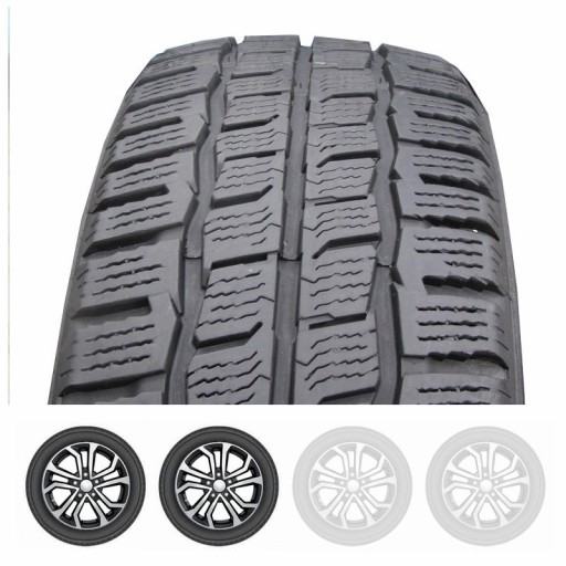 2x зимние шины 195 / 75R16C Kumho Winter CW51