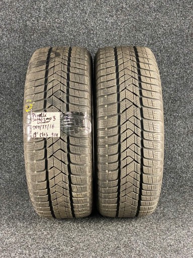 2x PIRELLI SOTTOZERO 3 ЗИМА 205/55R16 2019 г.