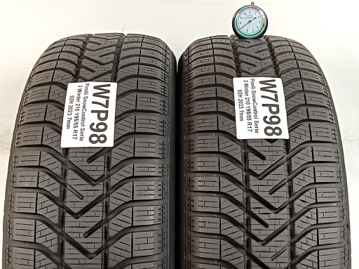 2x Pirelli SnowControl Serie 3 Winter 210 195/55 R17 2023 Як Нові!