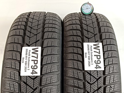 2x Pirelli Sottozero 3 205/60 R17 2024 г. Как новый!