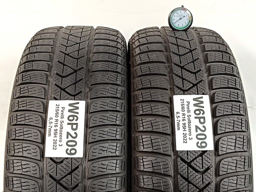 2x Pirelli Sottozero 3 215/60 R16 2022 г. Как новый! Силинсайд