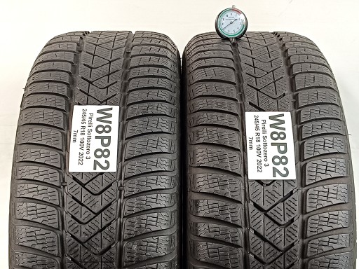 2x Pirelli Sottozero 3 245/45 R18 2022 г. Как новые!