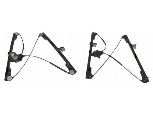 130-053-03 32 - 2x стеклоподъемника ABAKUS FRONT L+R для VW MULTIVAN T5 (7HM, 7HN, 7HF, 7EF