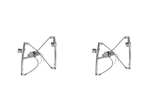 35010372 80007000 - 2 склопідйомники MAGNETI MARELLI FRONT L+R для VW POLO III