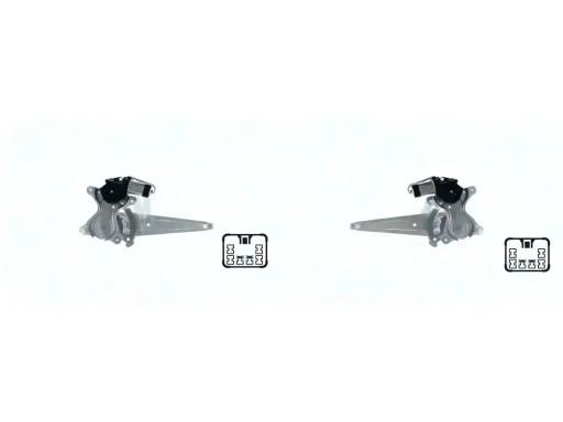 35010317045 67 - 2x стеклоподъемника MAGNETI MARELLI REAR L+R для TOYOTA RAV 4 III