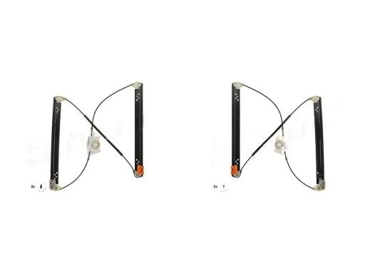 113 61 - 2 склопідйомники TOPRAN FRONT L+R для PORSCHE, VW CAYENNE I, TOUAREG I