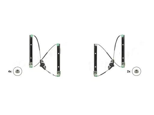 117 23 - 2x склопідйомники TOPRAN PRZÓD L+R для SKODA OCTAVIA III