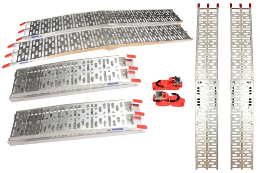Пандусы алюминиевая рампа рейд подъездная дорога для 680kg 2x