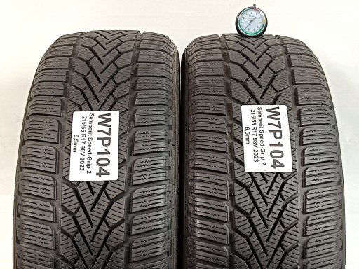 2x Semperit Speed-Grip 2 215/55 R17 2023 г. Как новые!