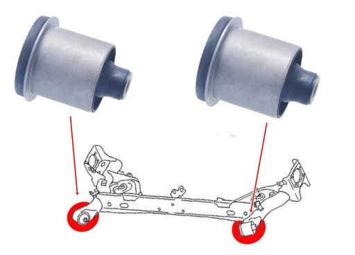 fcs-zst01av - 2x belka bowdley задній nissan nv200 лист