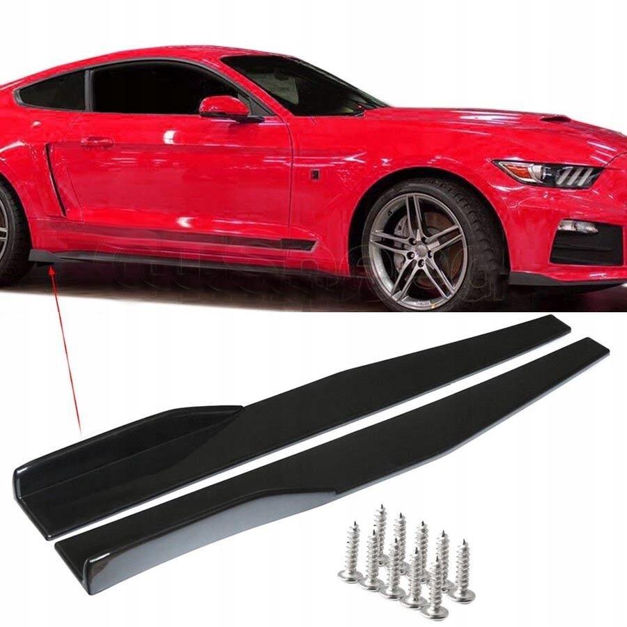 2x универсальный черный автомобиль Spirt ублюдок сплиттеры в