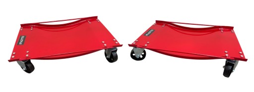 2x МОНТАЖНЫЕ ТЕЛЕЖКИ INVENTO ДЛЯ СЕРВИСНЫХ КОЛЕС МОЩНОСТЬЮ 2x900 кг КОМПЛЕКТ