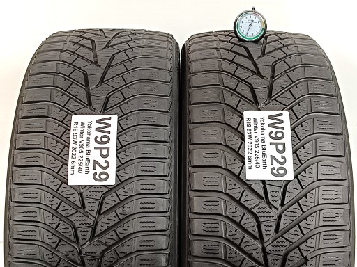 2x Yokohama BluEarth Winter V905 225/40 R19 2022 р.