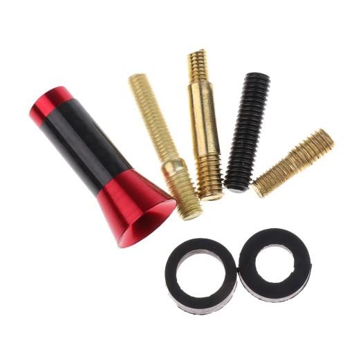 3,5 см карбоновий прикраса Stubby Screw Red