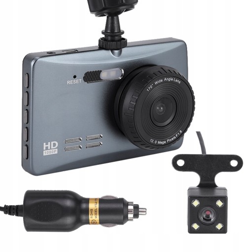 3,6-дюймовый двойной объектив HD IPS 1080p вождения рекордер