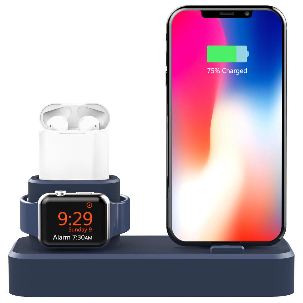 3 In 1 Charging Dock Station Phone Holder For