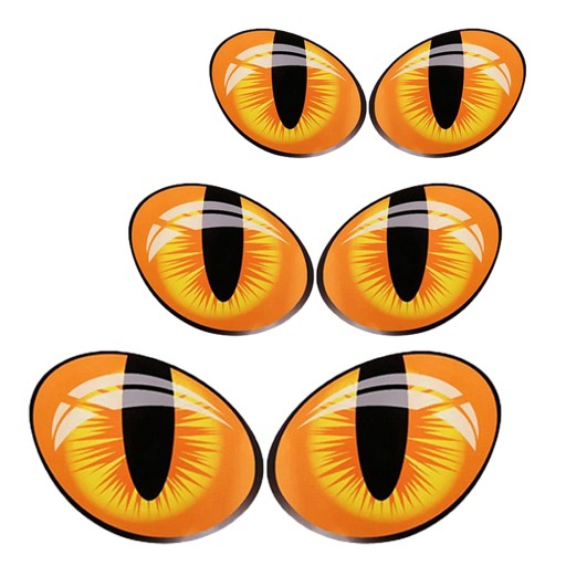 3 пары кошачий глаз наклейки для автомобиля наклейки