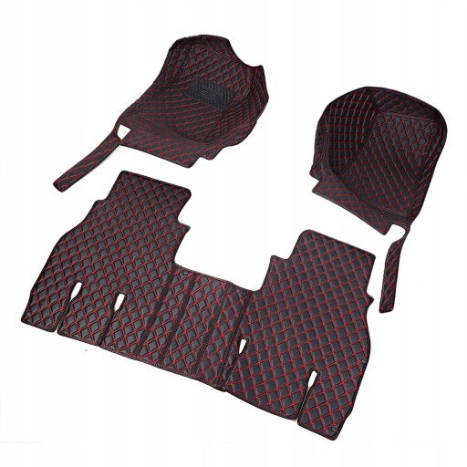 3 шт. / компл. зі штучної шкіри підлогові килимки