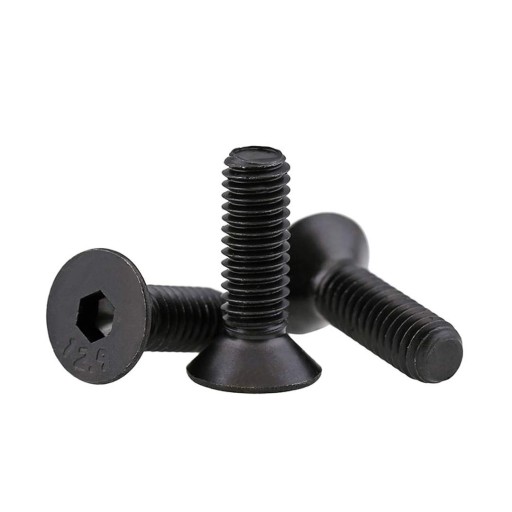 ВИНТЫ M4 16MM черные, 30шт. С КОНТРШИНКОЙ