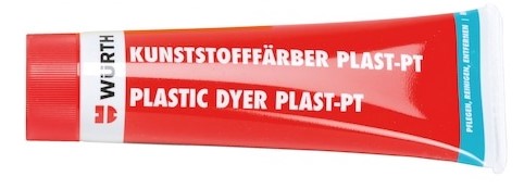 Wurth краситель для пластика черный 75 мл