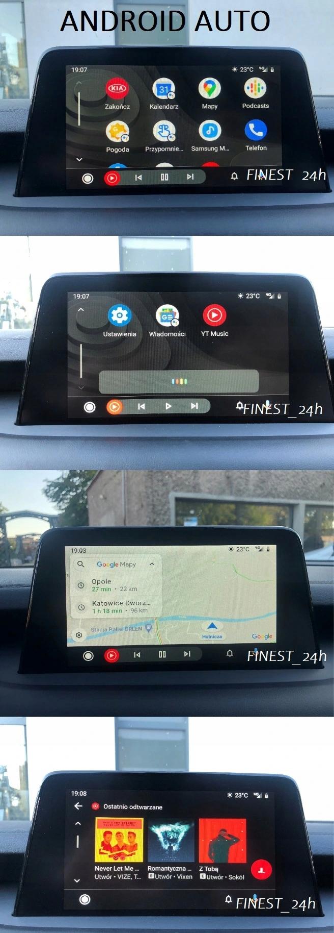 Модуль экрана APPLE CARPLAY Android AUTO BMW E61 CCC