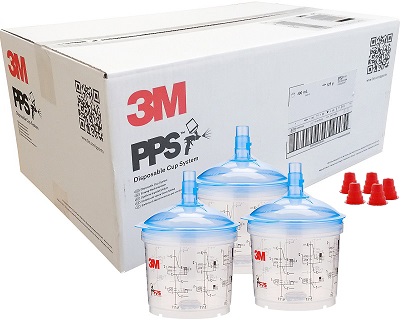 3M 16352 PPS набор вентилируемых чашек тип V 400ml 125mik 50шт. SATA QCC