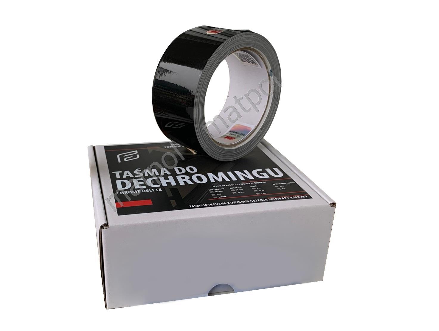 3M пленка DECHROMING черный глянец 3,5 cmx 25 метров