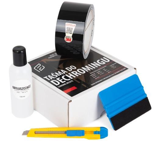 3M пленка DECHROMING черный глянец 5cm X 10M набор