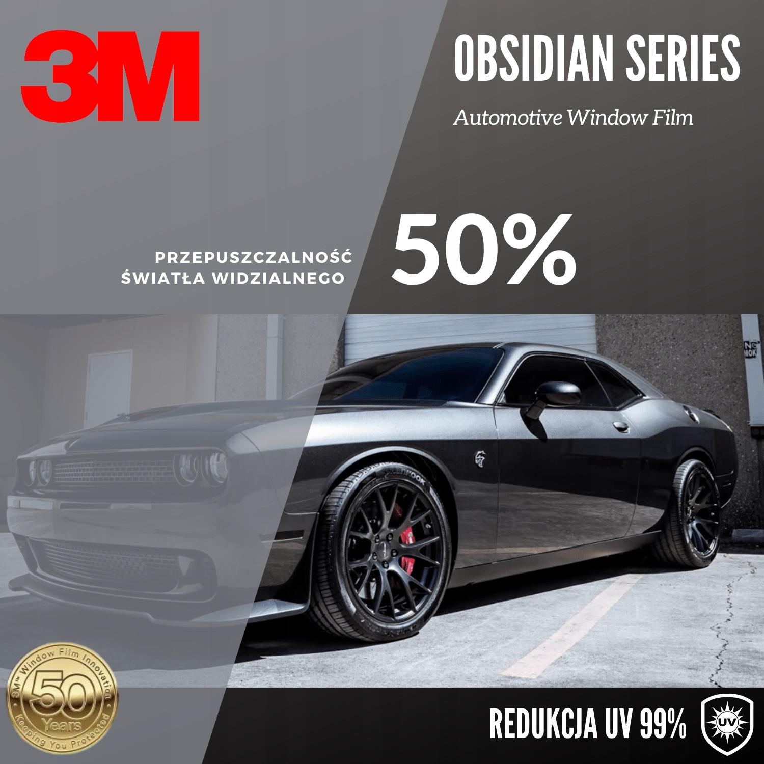 3M Obsidian 50 152cm Pro Тонувальна плівка