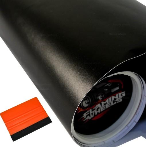 3M X 50cm матовая пленка черный матовый черный + Ракель
