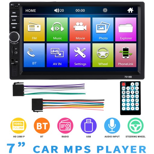 31536578 - Double Din Car Stereo с CD-плеером Wireless Mp5