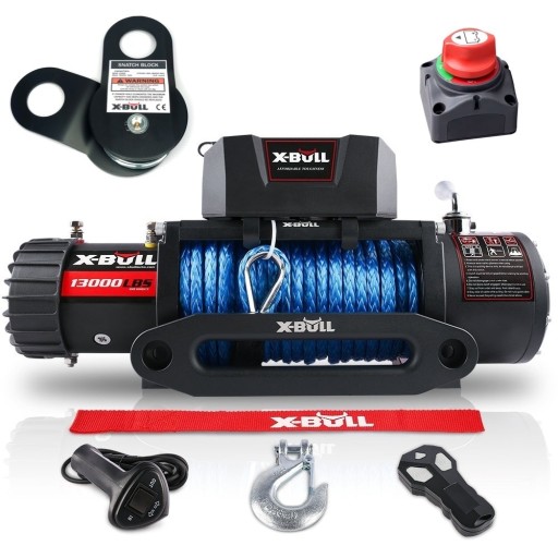 Лебідка електрична автомобільна 3в1 Winch X-Bull 13000 HEBEL Złocze