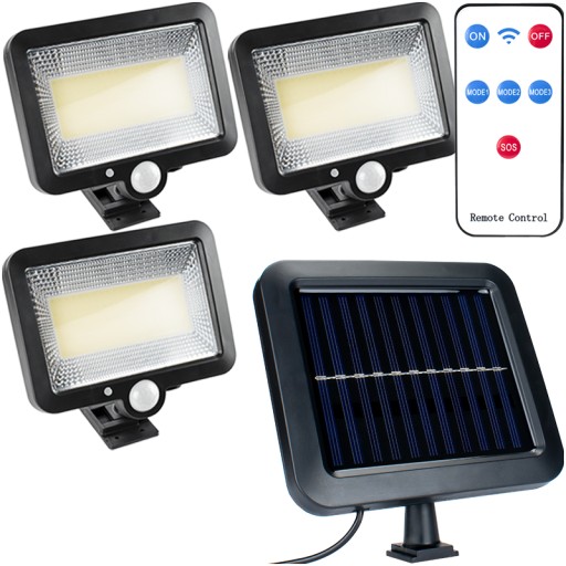 3ХСВЕТОДИОДНЫЙ светильник на солнечной батарее с дистанционным управлением