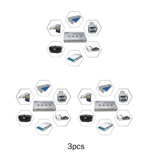 3x USB автоматический переключатель обмена