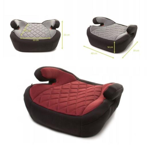 4 детское автокресло HI-FIX Красный 22-36 кг