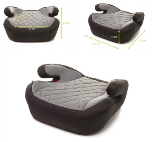 4 дитяче автокрісло HI-FIX сірий 22-36 кг