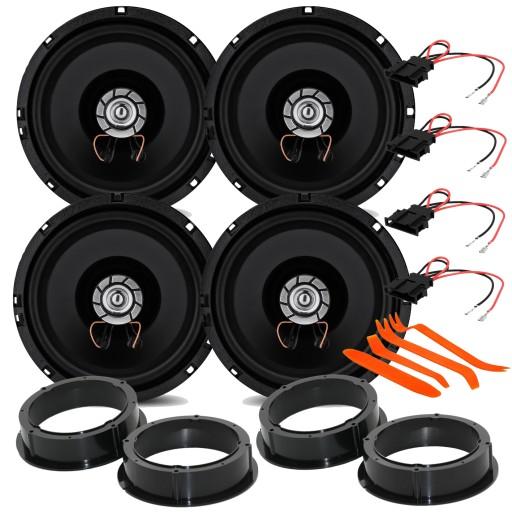 4 КОЛОНКИ VW BORA GOLF 4 6 JETTA BEETLE ПЕРЕДНЯЯ ЗАДНЯЯ