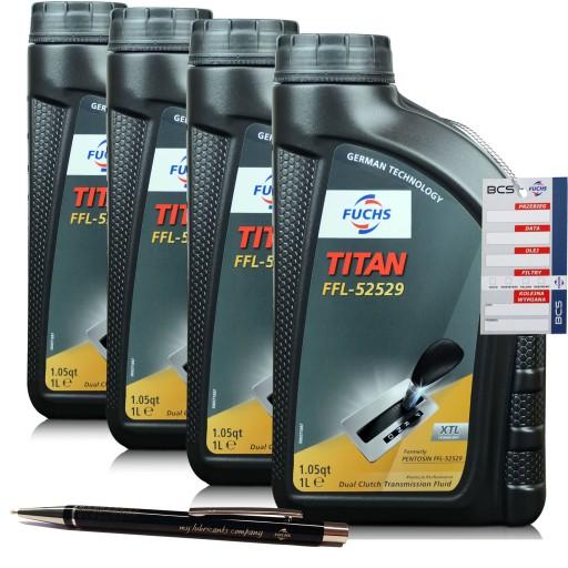 Масло fuchs titan ffl-52529 4л для коробки передач з подвійним зчепленням vw g055529 4л