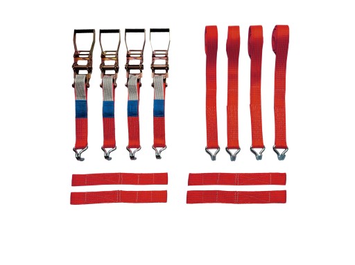 4 транспортувальні ремені 2 БАЛИ Червоний ремінь 4a2