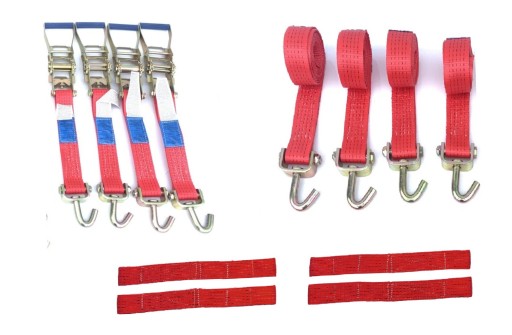 4 транспортувальні ремені 2 ТОЧКОВІ поворотні гаки C4a5