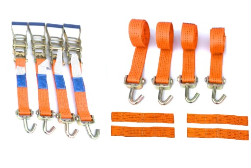 4 транспортувальні ремені 2 ТОЧКОВІ ремні, поворотні гачки P4c5