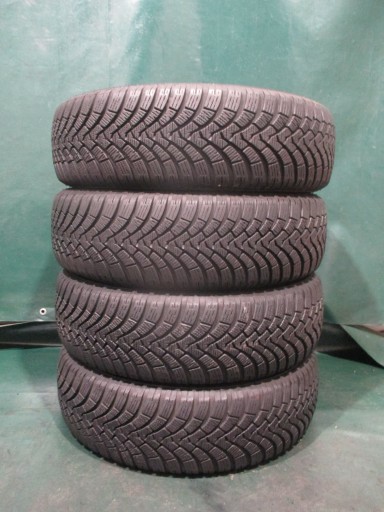 4 зимние шины б/у 195/65R15 Falken Eurowinter HS01 6,8 мм, 2021 г.в.