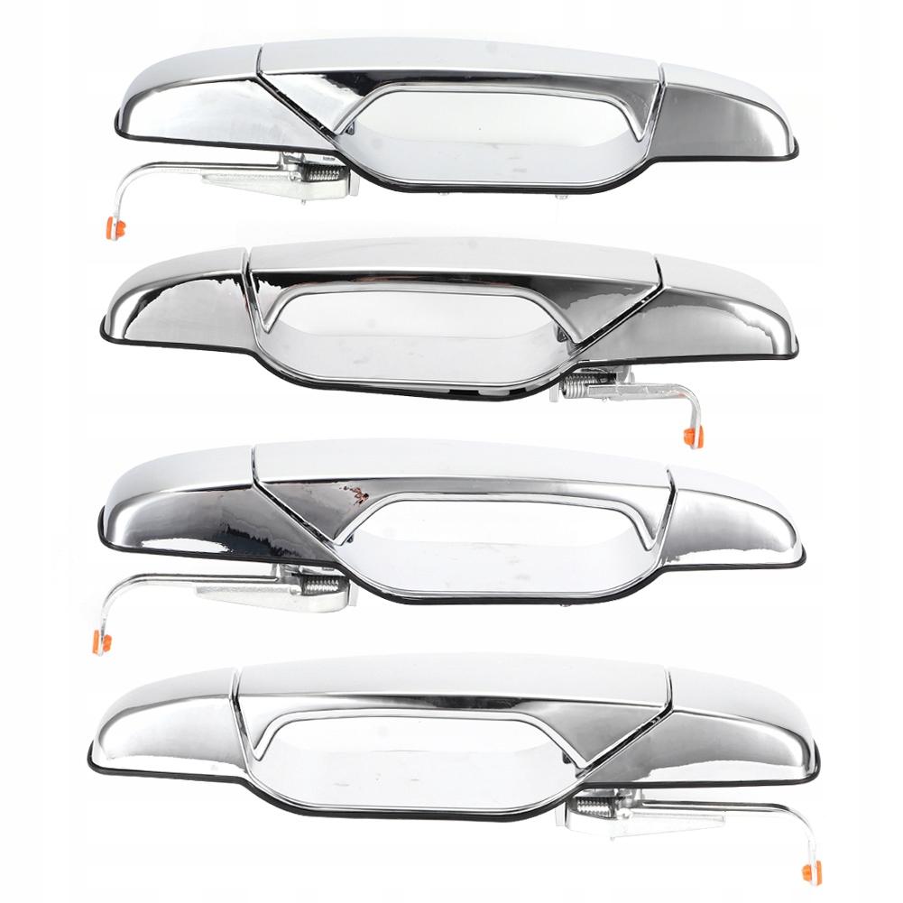 1616190132411 - 4 шт. хромована зовнішня дверна ручка 22738721