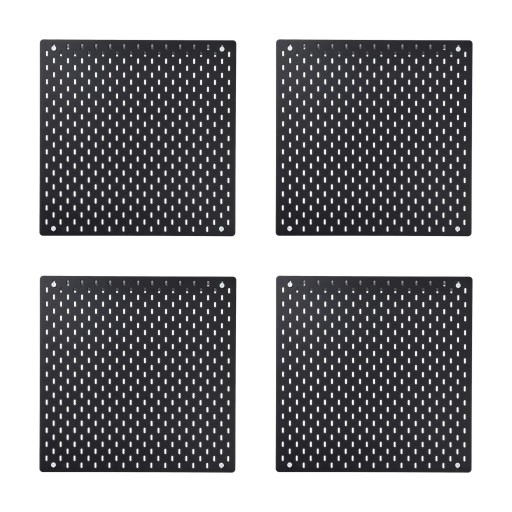4 шт. Дошка перфорована SKADIS - чорна 56х56 см