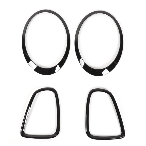 1616220025311 - 4 шт. Глянцевий чорний задні ліхтарі