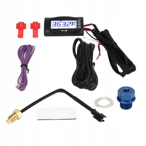 4 в 1 LCD цифровий мотоцикл термометр
