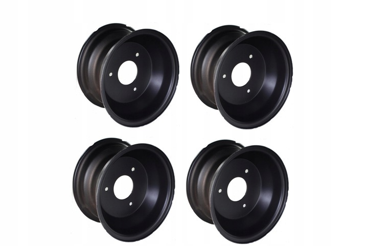 4 x колеса QUAD мини ATV 6 дюймов 145 / 70-6 черный