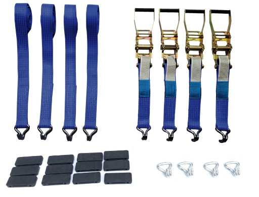 4 x транспортний ремінь допомоги на дорозі 3PKT Cube 4N